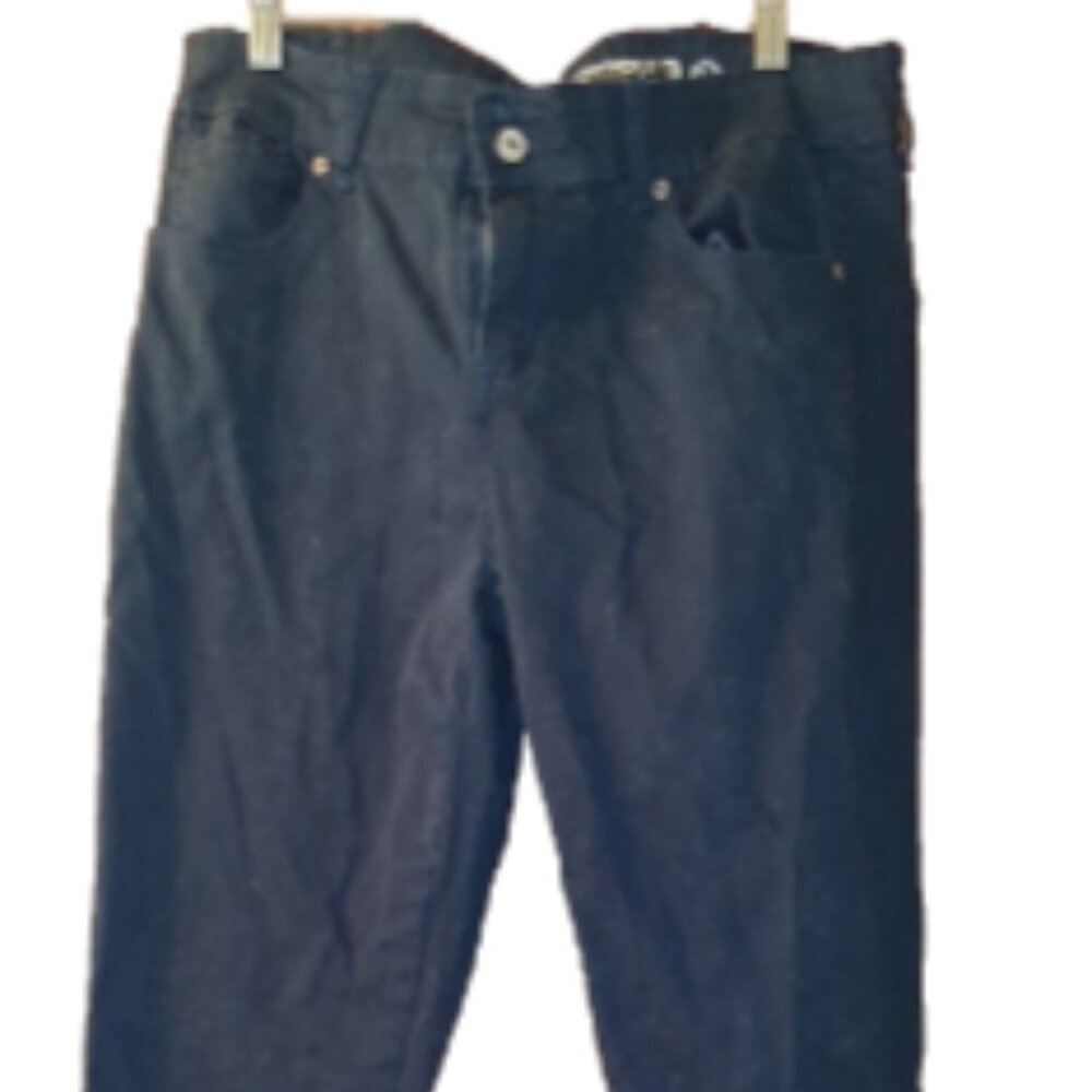 Hydrant DENIM & CO Relaxed Straight Leg Pants Dark Blue Women Size 14